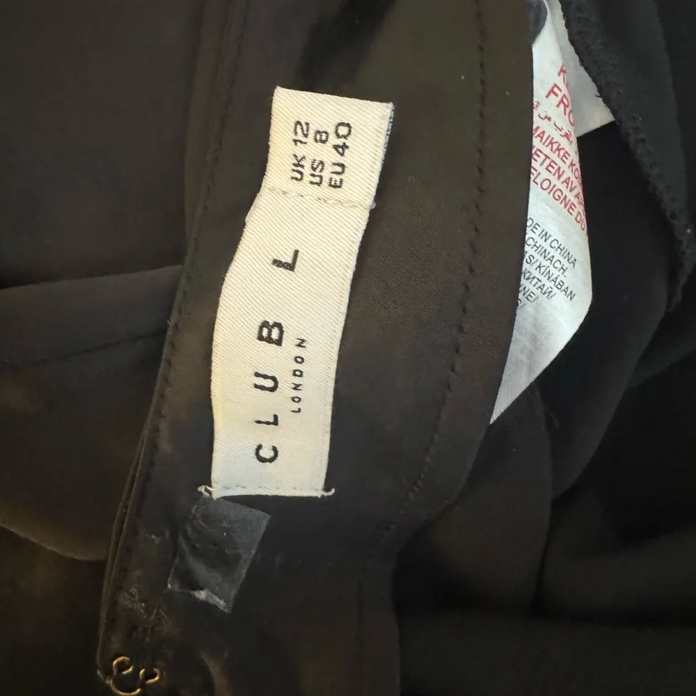 Club London black halter gown - Picture 8 of 10